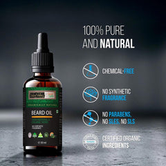 100% pure and natural beard oil 