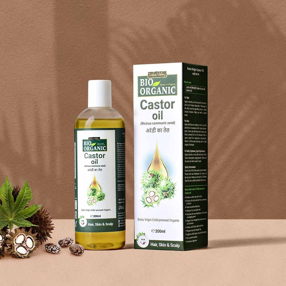Castor Oil Code Pure & Organic Castor Oil - 200ml – Indus Valley