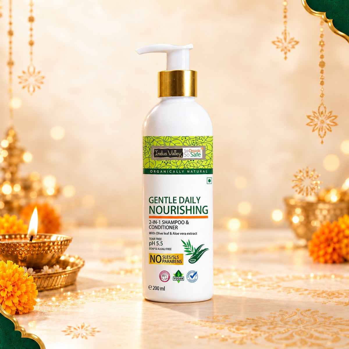 Gentle Daily Nourishing 2-in-1 Shampoo and Conditioner