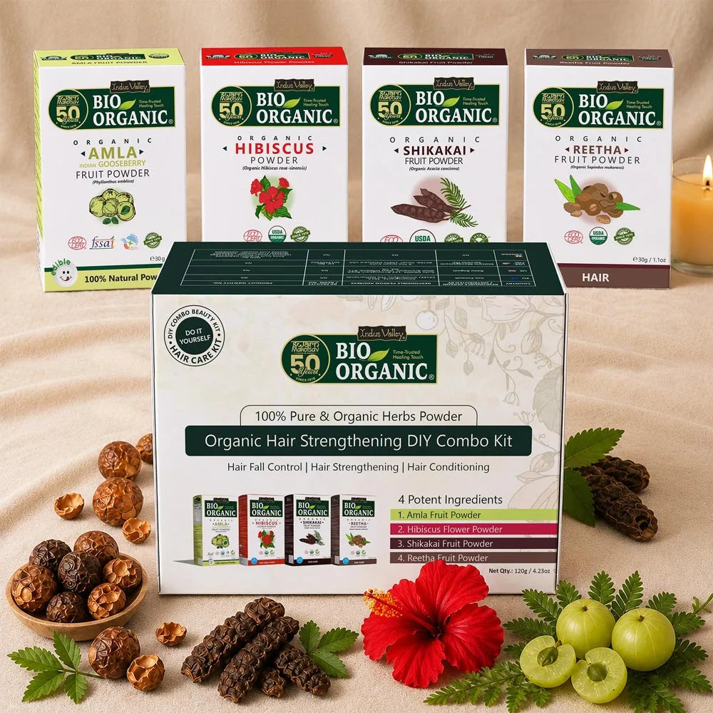 Hair Strengthening Pack DIY Combo Kit - 120gm