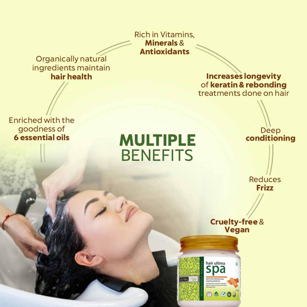 Deep Nourishing Hair Ultima Spa For Dull and Damage Hair Treatment