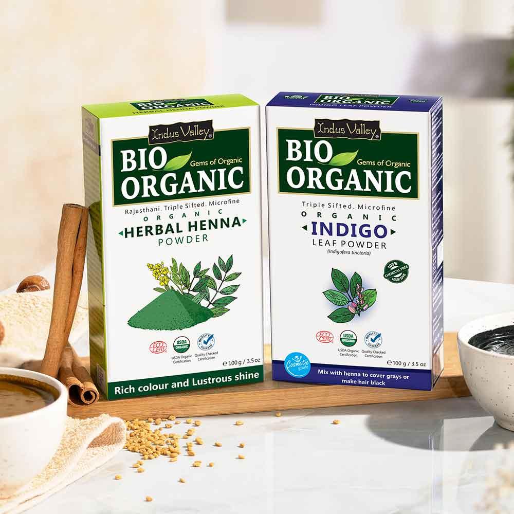 Henna and indigo 100gm combo