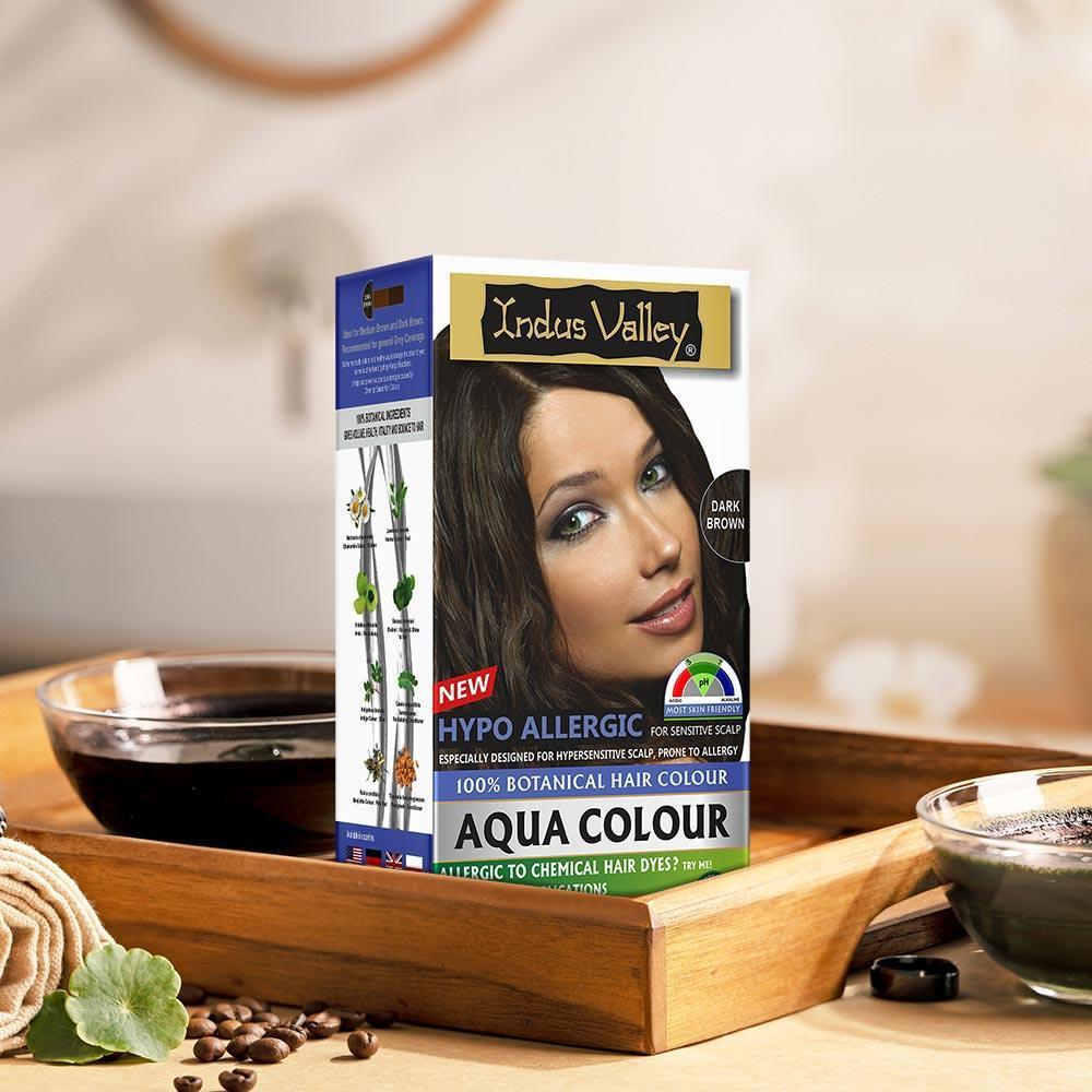 Aqua hair colour