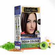 100% Botanical Hypo Allergic Aqua Colour for Hair - Medium Brown