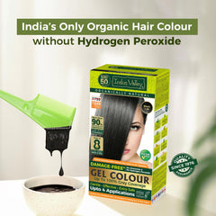 Organic hair colour without Hydrogen peroxide