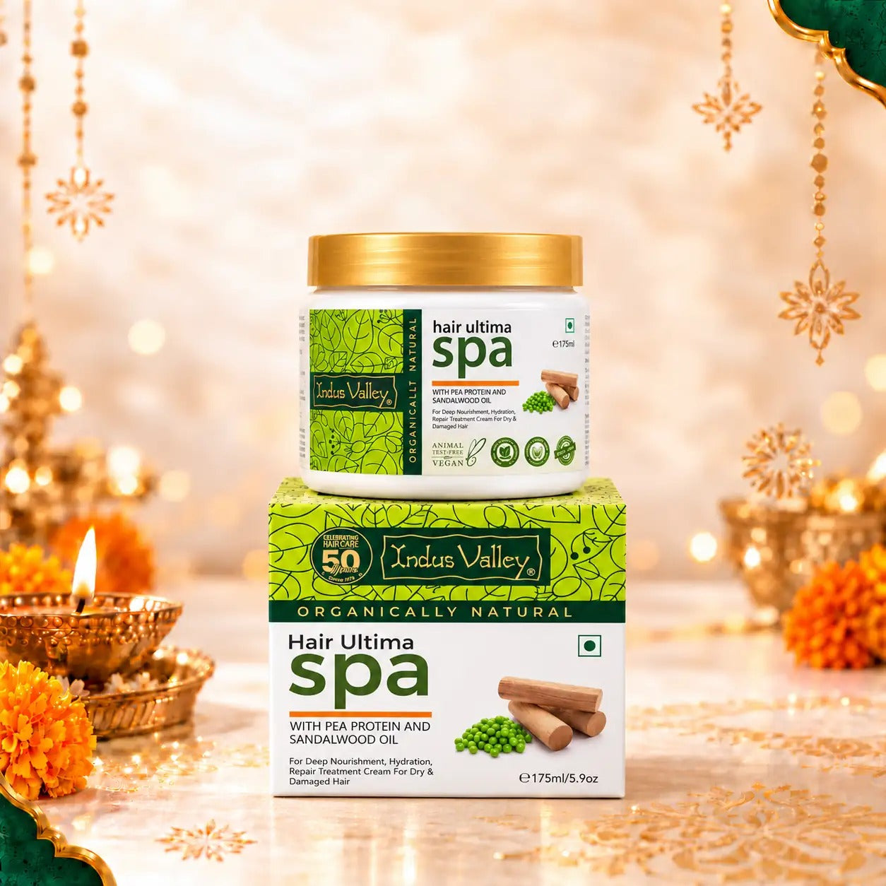 Indus Valley Hair Ultima Spa with Pea Protein