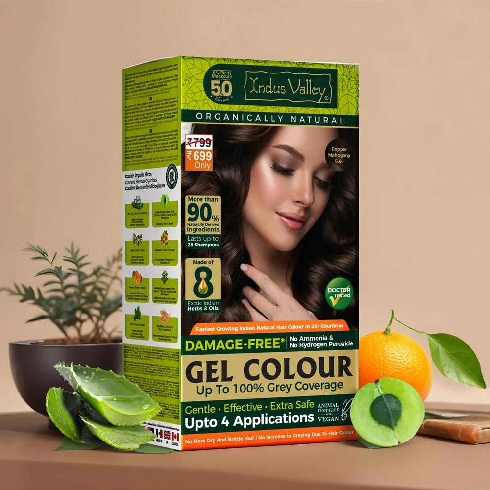 Damage Free Gel Colour Copper Mahogany - 200ml + 20g