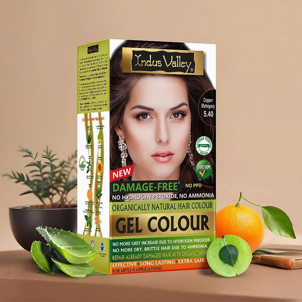 Natural Hair Colour | Damage Free Gel Hair Color For Women & Men |  No Harmful Chemicals, Long Lasting, Safe & Gentle - Available in 6 Shades