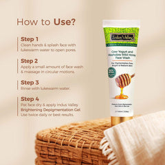Cow Yogurt & Honey Face Wash Infused with Papaya Fruit Extract how to use
