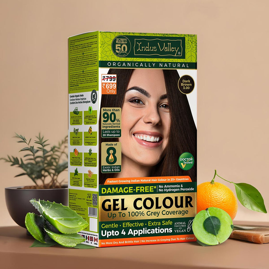 Damage Free Natural Gel Hair Colour