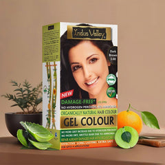 Natural Hair Colour | Damage Free Gel Hair Color For Women & Men |  No Harmful Chemicals, Long Lasting, Safe & Gentle - Available in 6 Shades