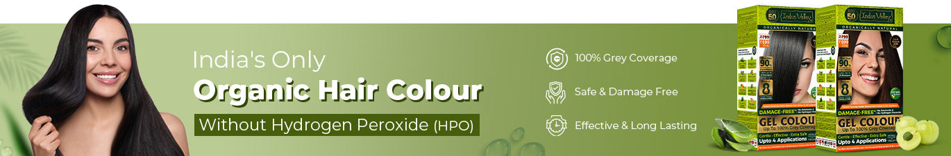 Damage free gel hair colour