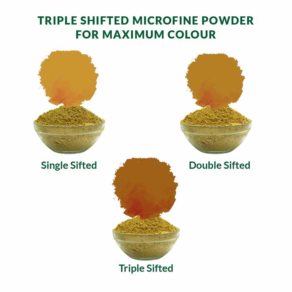 Bio Organic Herbal Henna Powder for Hair - Pack Of 3