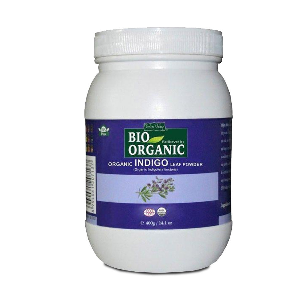 Bio-Organic Indigo Powder for Hair Colour - 400g