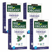 Bio Organic Indigo Leaf Powder - Pack of 4 (400gm)