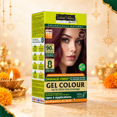 Damage-free Burgundy Hair Colour