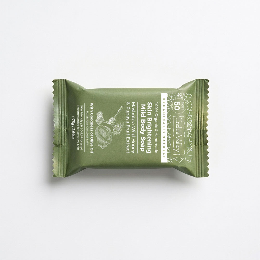 skin brightening mild body soap - soap packaging