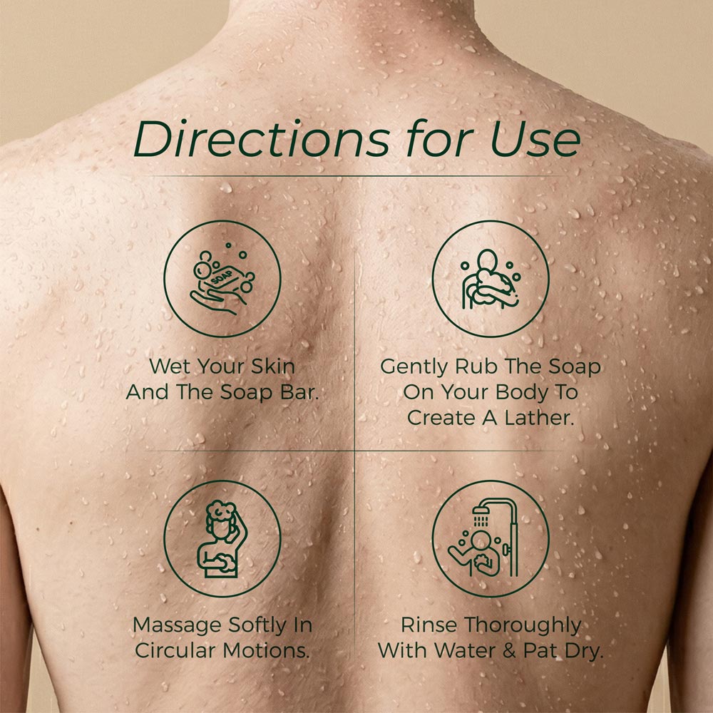 skin brightening mild body soap - directions for use