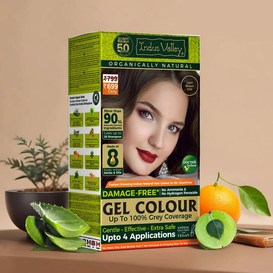 Light brown gel hair color 1200