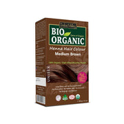 Bio Organic Medium Brown Henna Hair Colour - 100gm