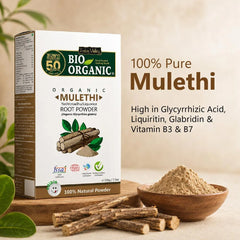 Bio Organic Mulethi Powder - 100gm