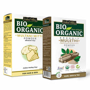 Bio-Organic Mulethi & Multani Mitti Powder Combo Pack (300g)