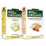 Bio-Organic Multani Mitti & Sandalwood Face Pack Powder Combo Pack (400g)