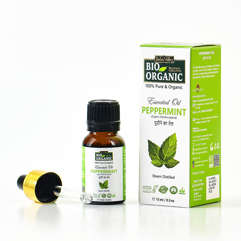 Pure & Organic Peppermint Essential Oil - 15ml