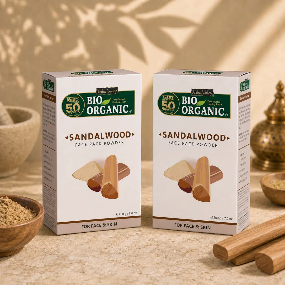 Sandalwood face pack powder