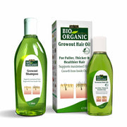Growout Hair Oil  and Shampoo Combo - (Net Quantity: 300 ml)