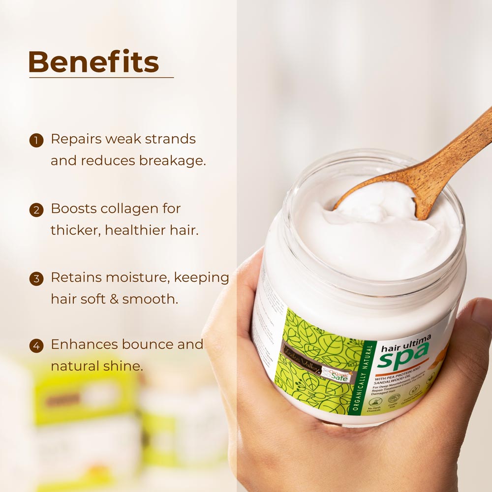 Deep Nourishing Hair Ultima Spa For Dull and Damage Hair Treatment