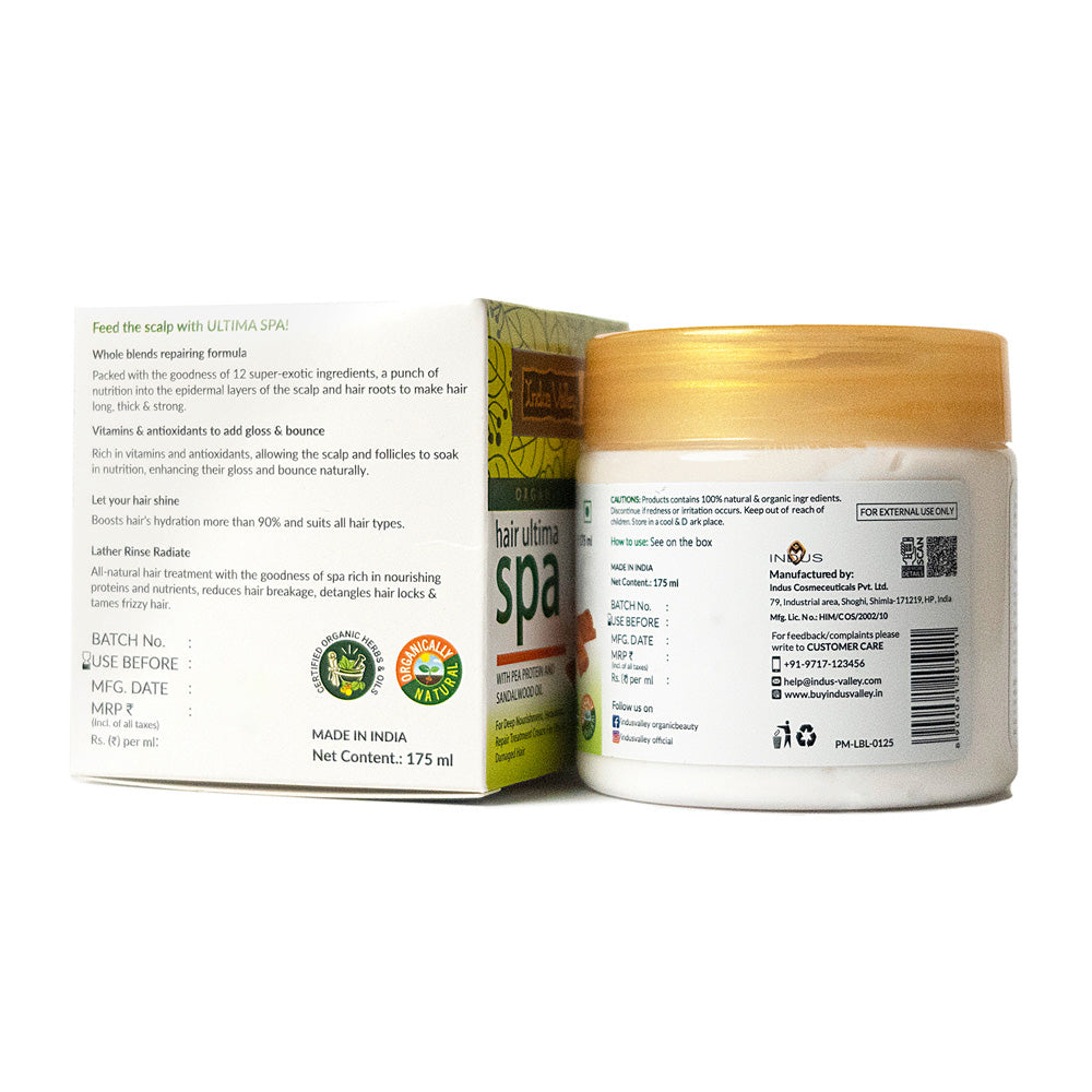 Deep Nourishing Hair Ultima Spa For Dull and Damage Hair Treatment