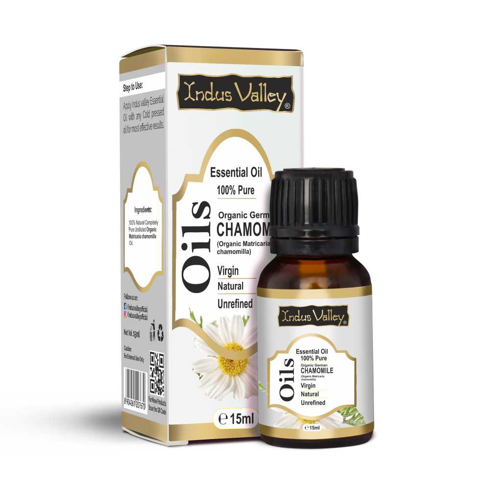 Pure & Organic Chamomile Essential Oil (15ml)