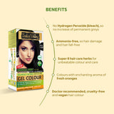 Damage Free Gel Hair Colour - Black 1.00