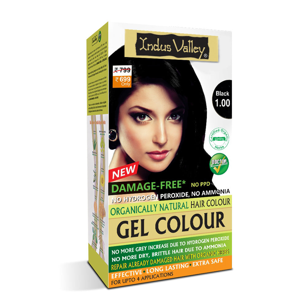 Indus Valley Gel Colour For Hair | Organic Natural Hair Color