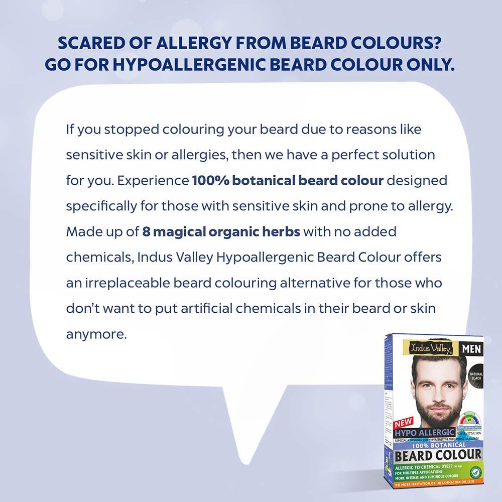 Hypo Allergic Beard Colour - (100g + 15ml)