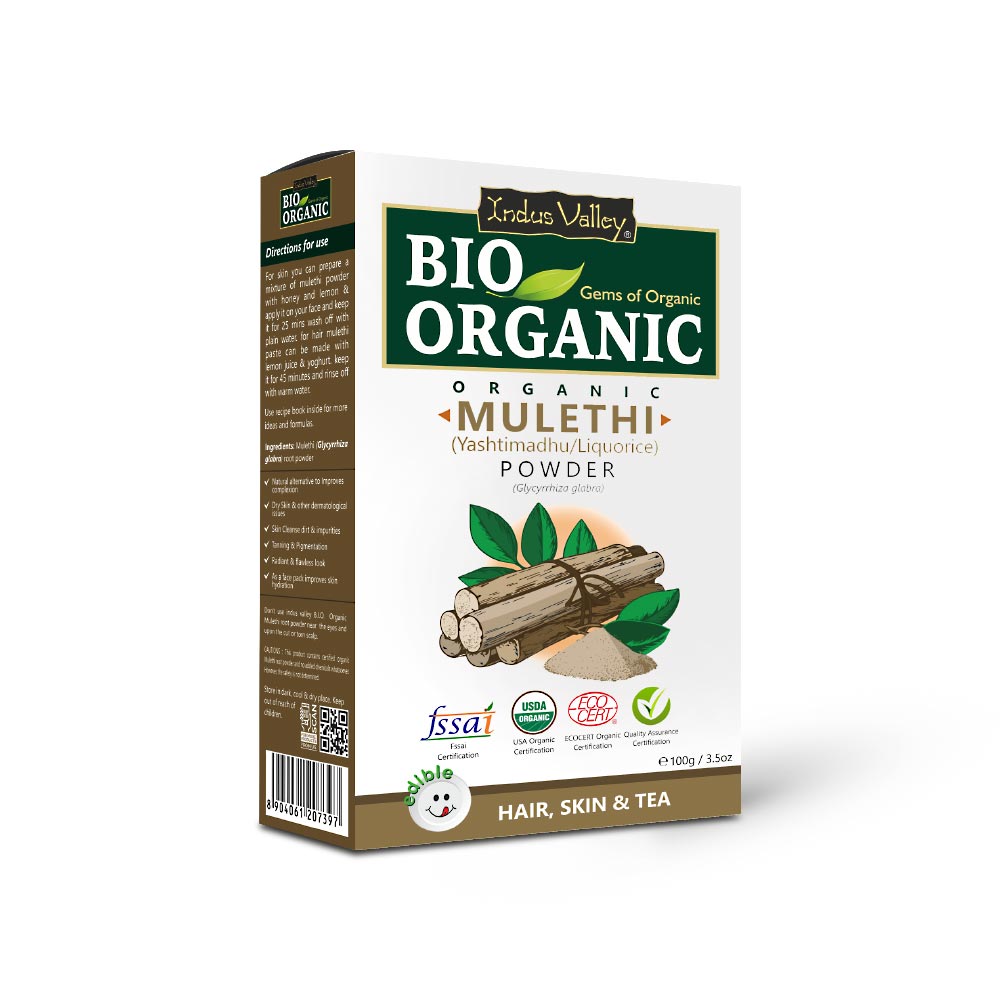 Bio Natural Powder Bio-Organic Mulethi Powder – Indus Valley