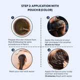 100% Botanical Hypo Allergic Aqua Colour for Hair - Available in 4 Shades - (200g + 30ml)
