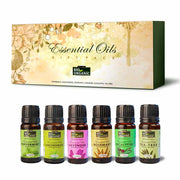 Essential Oils Gift Pack - Pack of 6 (10ml each)