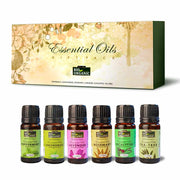 Essential Oils Gift Pack - Pack of 6 (10ml each)