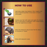Grey Defence 100% Organic Hair Pack - Anti-Greying Hair Pack to Reverse Premature Grey Hairs & Stop Early Hair Greying