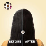 Before & After Gel hair colour