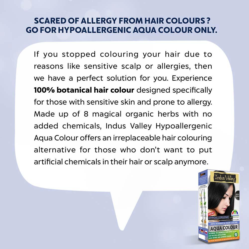 100% Botanical Aqua Colour For Sensitive and Allergy Prone Scalp - Black