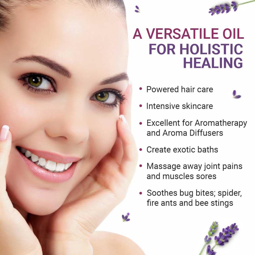 Pure & Organic Lavender Essential Oil for holistic healing