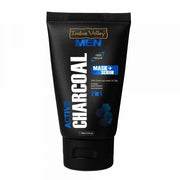 2-in-1 Men Active Charcoal Face Mask & Scrub