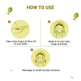 Bio-Organic Extra Virgin Olive Massage Oil