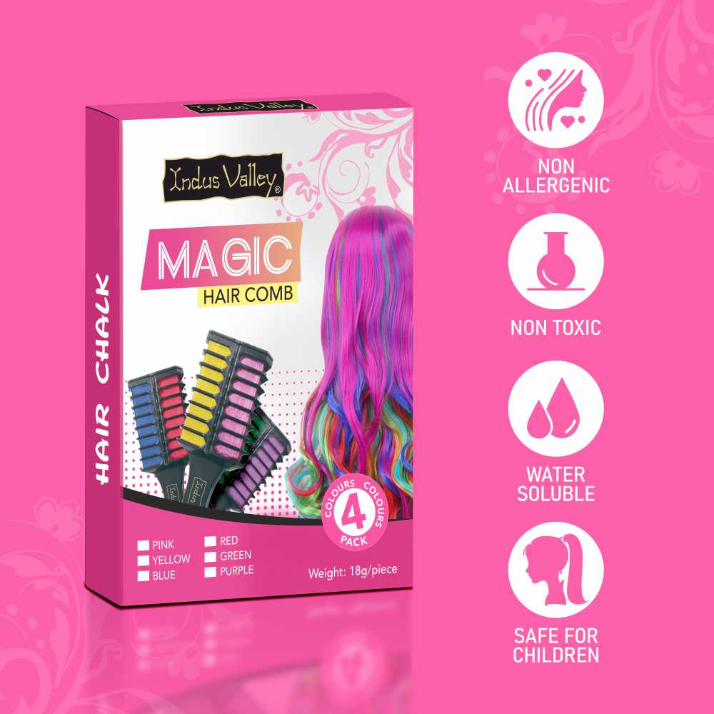 New Hair Chalk Comb Temporary DIY Hair Color for girls kids age 4 5 6 7 8 9  10  Walmart Canada