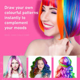 Feelhigh 12 pcs Temporary Washable Hair Color Chalks Comb Set for Unisex   JioMart