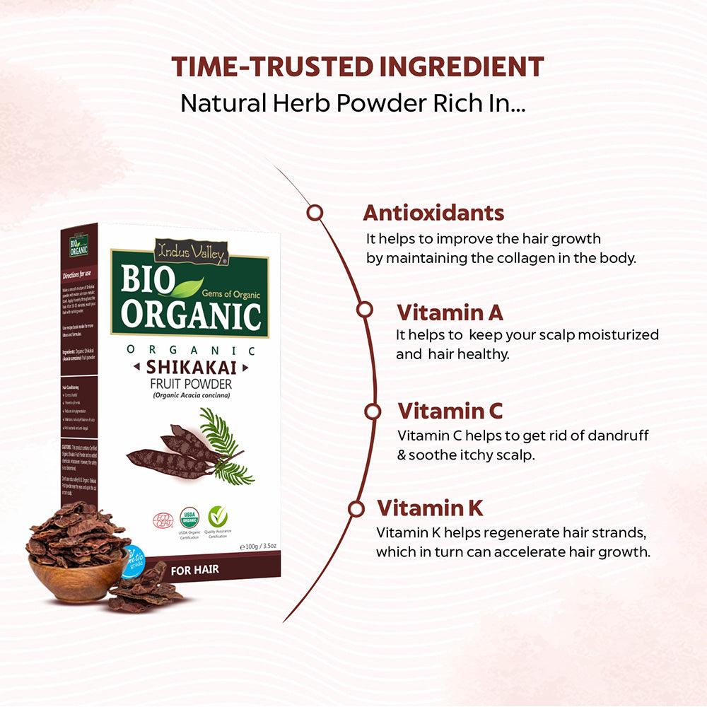 Bio Organic Shikakai Fruit Powder